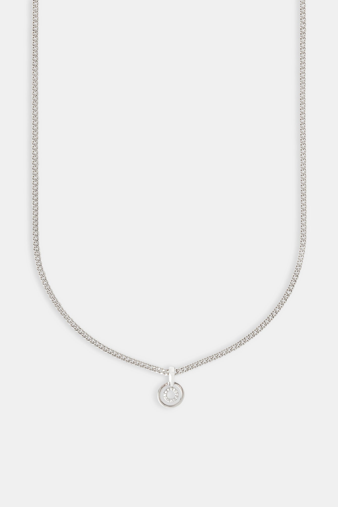 Polierte & Eisring-Halskette – 10 mm